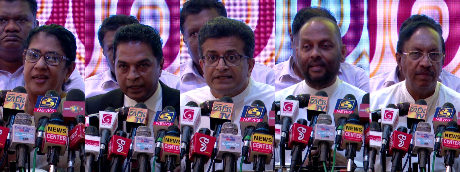 SJB Missing from United Opposition Media Briefing